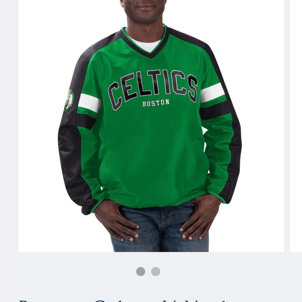 Celtics Boston Green Pullover Jacket - image 2